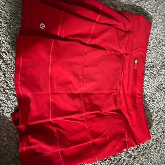 Luluemon align skirt, size 4, red - Picture 2 of 4